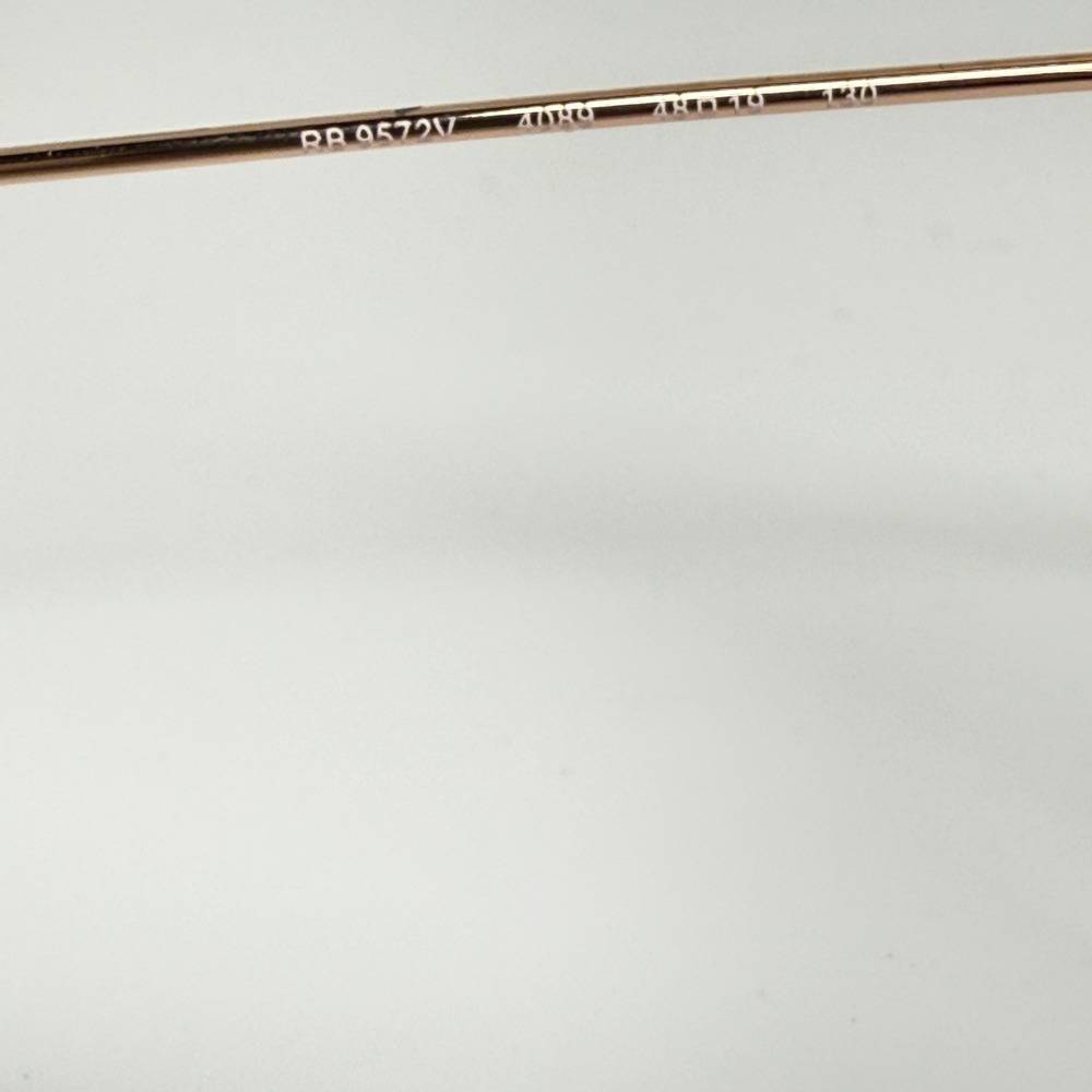 Ray-Ban RB 9572V 4089 48-19 130 Rose Gold‎ Purple Round Eyeglasses Kids Juniors - Picture 5 of 7
